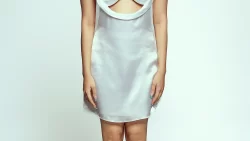 Sweetheart mini dress bubblegum by acel by aarna