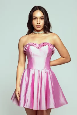 Frill Corset in cotton candy