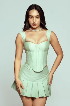 Classic corset in Mint